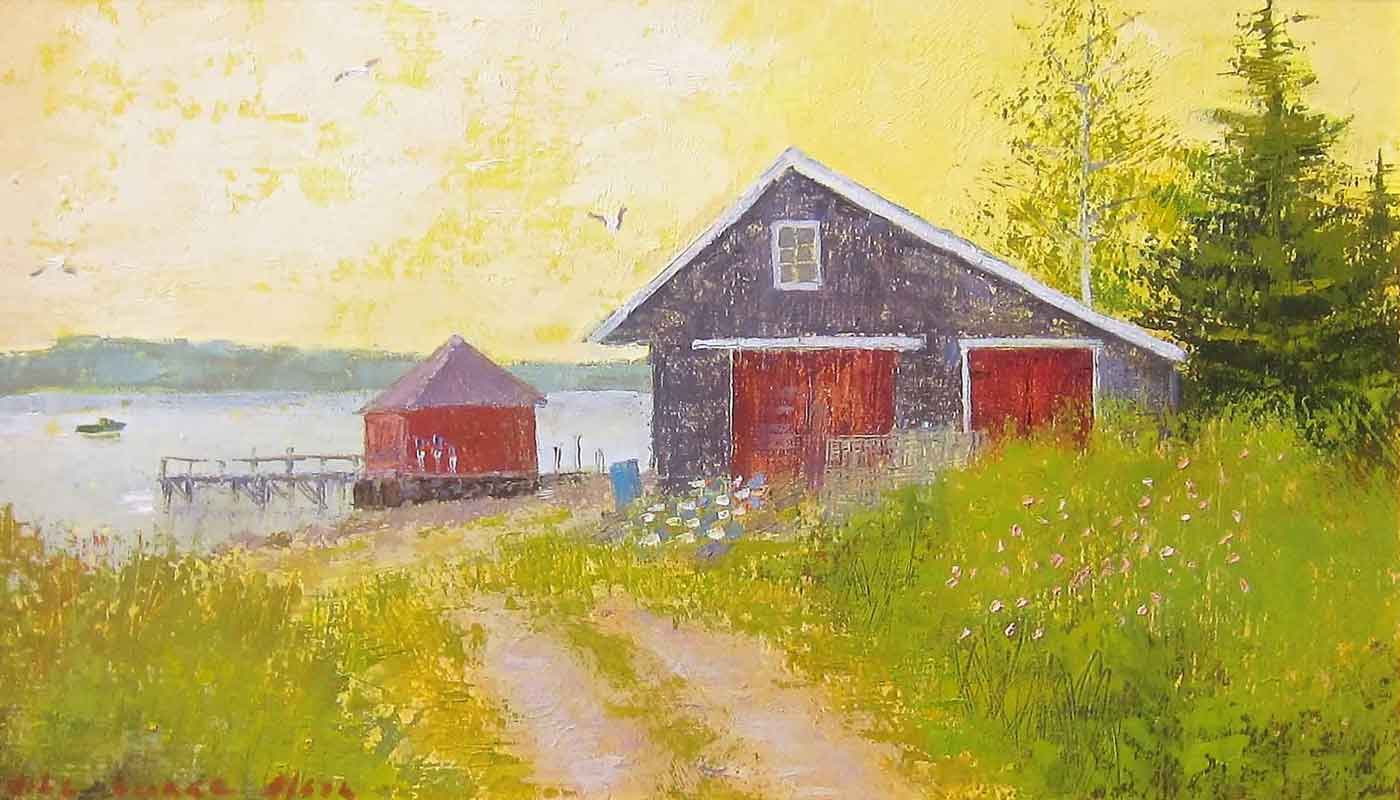 Landmark Art Gallery, Kennebunkport Maine Landmark Gallery